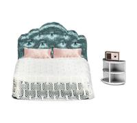 Set Di Mobili Per Camera Da Letto Lundby Con Letto Moderno E Tavolino Da Notte