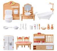 Set di mobili per la casa delle bambole, accessori per giochi di ruolo, regalo per ragazzi e ragazze, bambini a partire dai 3 anni, adatto per gli amanti della casa delle bambole individuali e di