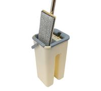 Set di mocio con secchio per lavapavimenti con funzione strizzante, girevole a 360° + 10 panni in microfibra, set di tergicristalli con funzione strizzante, per la pulizia di tutti i pavimenti