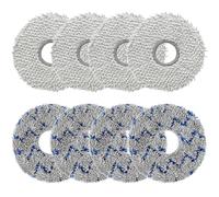 Set di Mocio Panni di Ricambio per ECOVACS DEEBOT T50 PRO Omni/ N30 PRO Omni/ T30 PRO/ T30S Combo/ T30S/ T20 Omni/ T10 Omni/ X1 Omni/ X1 Turbo/ X2 Omni/Yeedi M12 PRO+ Robot Aspirapolvere