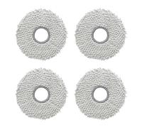 Set di Mocio Panni di Ricambio per Robot Dreame L10 L20 L30 L40 X30 X40 X50 Ultra/ L10S Pro/ L10S Ultra/ L10S Pro Ultra/ L10 Prime, per Roborock Qrevo Serie/Saros 10R, per Mova E30 P50 Ultra (4Pack)
