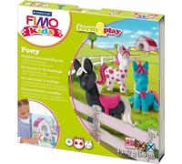 SET Di Modellazione E Gioco Fimo Kids STAEDTLER 8034 - Confezione Da 4 - Pony