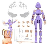 Set di modelli di figura d'azione articolata - Building Blocks Kit di caratteri | Intrattenere Girl Girls per ragazzi di giocattoli da giocattolo da parte di giochi per i giochi di attività di costruz