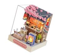 Set di modelli di negozio in miniatura in legno fatto a mano per adulti rilassante progetto hobby camera creativa architettura modello di costruzione Set
