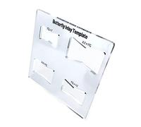 Set di modelli per intarsi a chiave a farfalla, router scanalatura, strumento ausiliario, taglio di legno, papillon, giunture per falegnameria