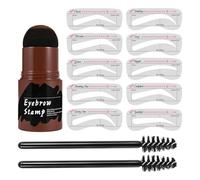 Set Di Modelli Per Sopracciglia - 3x3x8,6 Cm Stencil Per Sopracciglia Perfette 10 Pezzi, Strumento Per Timbri Per Sopraciglia Impermeabili Per Macchie Calve Invisibili | Facile Modellatura Del Trucco