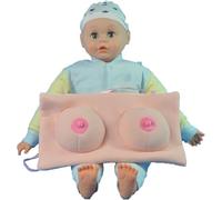 Set di modelli realistici for l'allattamento al seno da 60 cm - Modello 2 in 1 for la cura del neonato e del seno for la formazione infermieristica e l'educazione all'allattamento