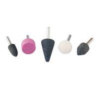 Set Di Mole Abrasive Montate Su Attacco Draper 6Mm 5 Pezzi Forme Assortite 49301