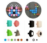 Set di mollette Masterkidz a forma di forme geometriche 64 pz per lavagne STEM