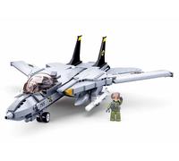 Set di montaggio dell’aereo da caccia F-14 TOMCAT Sluban ModelBricks