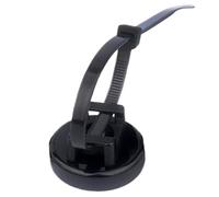 Set di montaggio per fascette magnetiche, gestione intelligente dei cavi per ogni stanza, con base magnetica NdFeB, 2 x 2 cm, resistenza alla trazione 11 kg, in nylon riutilizzabile PA66, per ufficio