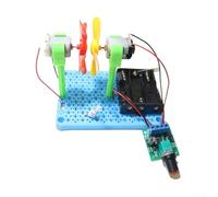 Set di montaggio per turbine eoliche per bambini per scoprire i principi delle energie rinnovabili e le abilità meccaniche utilizzando componenti in plastica (oscuramento)