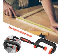 Set di morsetti a C da 2 pollici e 3 pollici, impugnatura ergonomica leggera