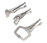 Sealey 'C' Morsetto & Saldatura Morsetto Set 3pc AK67