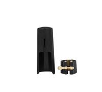 Set di Morsetti con Fibbia in Pelle Professionale per Sassofono Accessori per Strumenti A Fiato Clip per Cappuccio per Legatura del Bocchino (Color : Tenor)