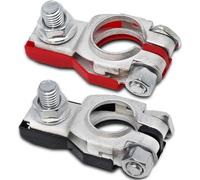 Set di morsetti for terminali del cavo della batteria post. Connettore terminali batteria for automobile positivo e negativo 1 paio