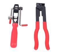 Set Di Morsetti Giunti CV con 2 Pcs, Strumento Pinze A Bancon Di Avvio A Orecchio Pesante Per Manutenzione Automatica, Acciaio In Lega Con Cinghie Nera Rosse