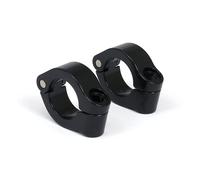 Set di morsetti per fari con attacco paramotore corto nero universale