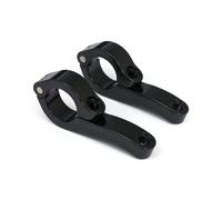 Set di morsetti per fari con attacco paramotore lungo nero universale