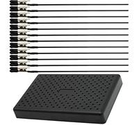 Set di morsetti per pittura a spruzzo, Alta qualità 10 pezzi Clip a coccodrillo con supporto di base per aerografo Hobby Model Parts Models Assemblare, Kit Colori Modellismo per Fai Da Foto, Memo