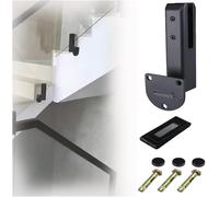 Set di morsetti per ringhiere in vetro nero opaco per interni ed esterni, per vetro temperato da 8-12 mm, staffe in acciaio inox, 26 pezzi hardware per ringhiere