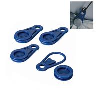 Set di morsetti per tende e teloni Bensontools Clip Azzurro 6 Unità Ø 0,44 x