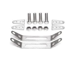 Set di morsetti tubus per il montaggio del portapacchi posteriore per foderi senza occhielli diametro foderi 14 mm