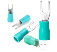 Set di morsettiere SV da 20 pezzi, connettori a forcella preisolati tipo Y e U, terminali in filo rame con attacco rapido 1,25-4 mm²(SV1.25-6 20 pcs)