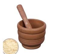Set di mortaio e pestello grande,Mortaio e pestelli, Ciotola di guacamole e schiacciapatate, Base antiscivolo, strumenti di condimento per smerigliatrice per ciotole, trituratore di cibo per