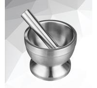 Set di mortaio e pestello per ciotola con piedistallo per pentola e aglio da