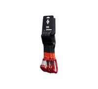 Black Diamond - Set da 6 rinvii per l'arrampicata - Hotforge Hybrid Quickpack 12 Cm Octane - rosso