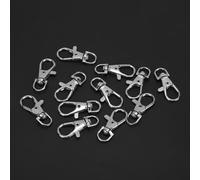 Set di Moschettoni con Grilletto in Ferro per Garantire la Sicurezza degli Uccelli nelle Gabbie per Uccelli con Design Leggero Facile Installazione