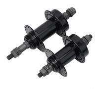 Set di mozzi per bici con cuscinetti sigillati, in lega di alluminio, 32, 36 fori, da 6 a 10, velocità 100 mm, 135 mm, spaziatura 44 mm, freno anteriore e posteriore, coppia nera (set da 36 fori)