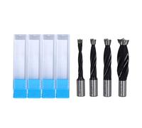Set di mulini terminali kit bit HSS 4 pcs strumento di perforazione della lavorazione del legno in acciaio ad alta velocità enti mulino terminale per l'elaborazione del legno