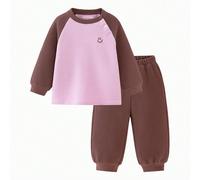 Set di muse lunghe morbide in cotone a nido d'ape con motivo a waffle per giovani 7Y,8Y,10Y,5Y,18-24M,3-4Y,12Y,13YColore unicoTessuto in maglia