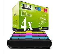 Set di MWT XXL Toner Compatibile con Hp Color Laserjet (Pro) 1525 1525 N 1525 NW + PRO cm 1415 FN 1415 FNW - Alternative Remanufactured per HP CE320 A CE321 A CE322 A CE323 A & 128 a