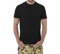 Set di n° 3 T-Shirts Verde Militare - Maglietta Unisex - 100% Cotone - 150 Grammi - JHK MOD. TSRA 150 (42-44 S EU Uomo, Nero)