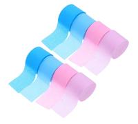 Set di Nastri 8 Pezzi Rosa e Blu in Carta Crespa | Decorazioni Sospese Leggere, Facile da Appendere e Rimuovere, Effetto Dinamico e Testurizzato, per Shower