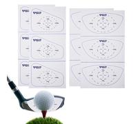 Set di nastri da golf Impactt | Adesivi per impatti da golf | Nastro auto-insegnante per analisi dei punti dolci e della coerenza | Impatto di precisione Golfs Club ImpacttsNastri e adesivi per ferri