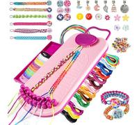 Set di nastri dell'amicizia, Kit de bricolage pour bracelets d'amitié Kit Braccialetti Fai Da Te Bambina, Regalo Bambina 6-12 Anni, Giocattolo per Ragazze di 6 7 8 9 10 11 12, Regalo Compleanni Natale