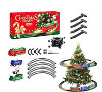 Set di Natale per Albero Con Luce Babbo Natale Piccoli Giochi Interattivi | Set Modellino per Bambini Per Ragazzi Ragazze Bambini Scuola Infanzia Aula Sala Giochi Asilo Quotidiano