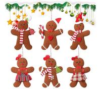 Set Di Natalizi, Natalizi Di Pan Di | Decorazioni Per Interni Di Piccole Dimensioni Con Pan Di | Decorazioni Natalizie Creative, Per La Casa, Ne