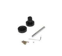 Set di Nottolino su Rosetta Rotonda per Porta Interna 35 mm Zama Nero 5 Pezzi
