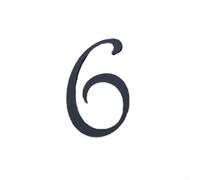 Set di numeri da 0 a 9 per porta, piatti, 70 mm, per casa, appartamento, ufficio, cassetta postale e cartelli aziendali (6)