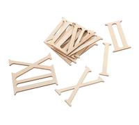 Set di Numeri Romani in Legno 24 Pezzi 2 Set Beige