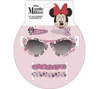 Set di occhiali alla moda e bellezza di Minnie su licenza ufficiale - Set di trucco per bambine, ideale come regalo e per giocare a fare la principessa Scopri il set di bellezza per ragazze con occhia
