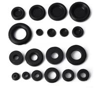 Set di occhielli in gomma per la protezione del filo, con proprietà impermeabili e ignifughe, adatti per casa, ufficio e uso industriale (I)