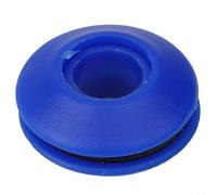 Set di occhielli in plastica rotondi per piscina, copertura solare, riparazione, impermeabile, resistente, resistente alle intemperie, progetti fai da te, uso esterno, blu, verde, nero (50 pezzi, blu)