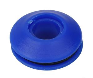 Set di occhielli in plastica rotondi per piscina, copertura solare, riparazione, impermeabile, resistente, resistente alle intemperie, progetti fai da te, uso esterno, blu, verde, nero (50 pezzi, blu)