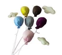 Set di oggetti di scena per la posa di foto per neonati, palloncini e nuvole, accessori per fotografie per bambini, decorazioni per foto infantili, sfondo fotografico per bambini, essenziale